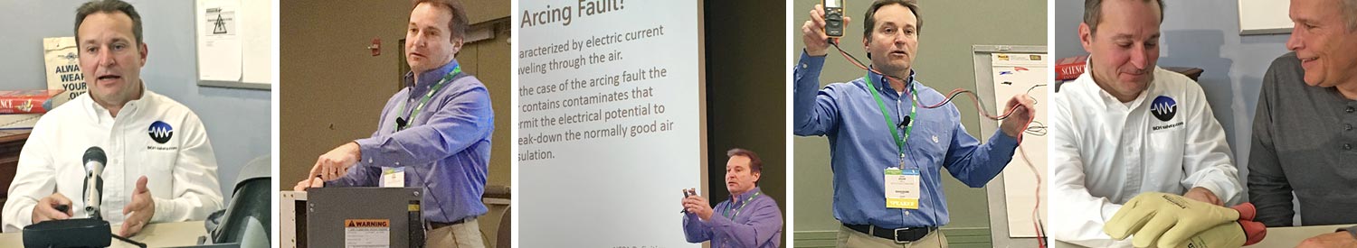 Brian Hall conducting various electrical safety training | BCH Electrical Safety Consulting, Cleveland, Ohio