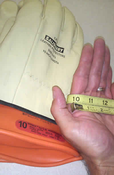 Properly measuring for insulating glove size by BCH Electrical Safety consulting